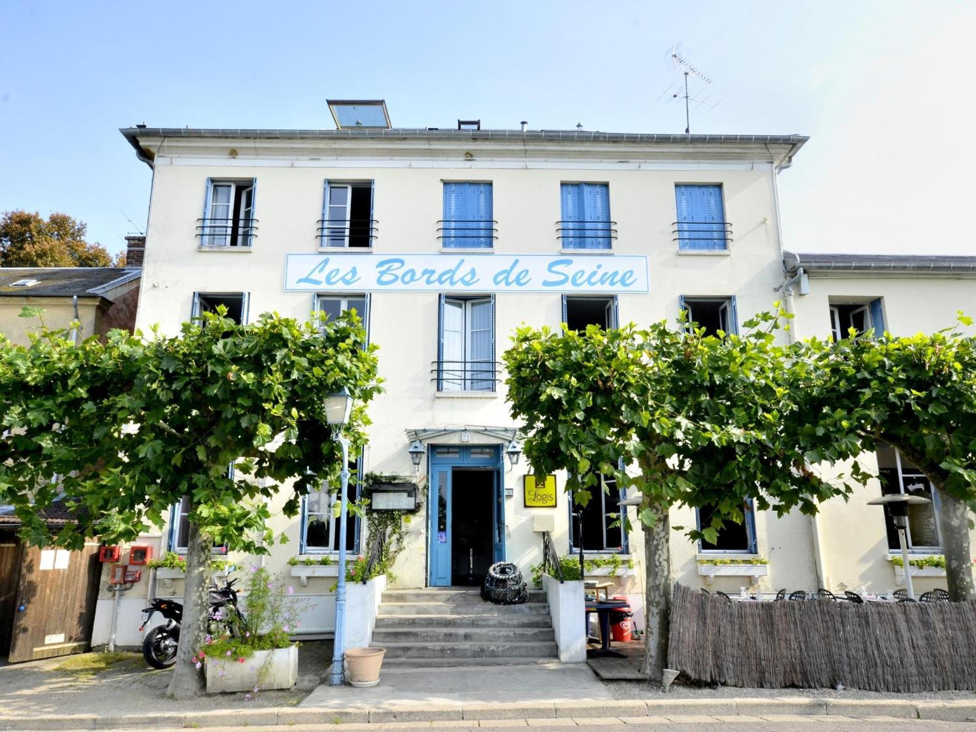 Logis Hotel & Restaurant - Les Bords De Seine La Roche-Guyon Esterno foto